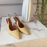SHOES Vibeke dame stiletter P-1523 Shoes Yellow