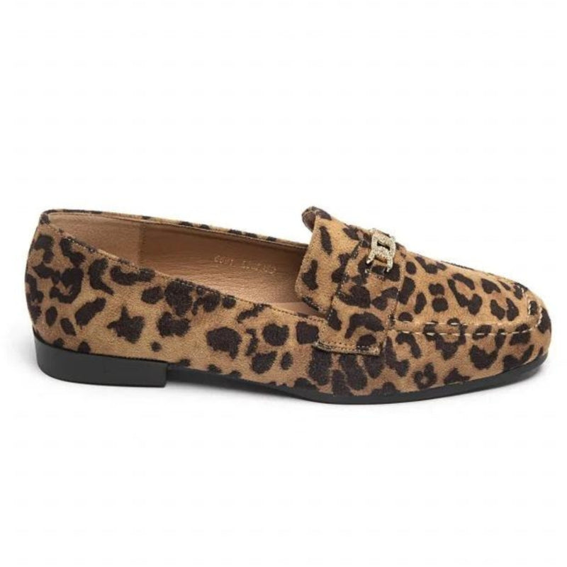 SHOES Vigdis Dame loafers 6691 Shoes Leopard