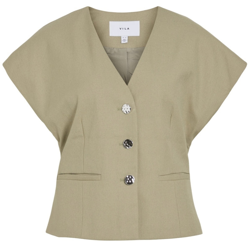 VILA Vila dame blazer vest VIKEEP Vest Elm