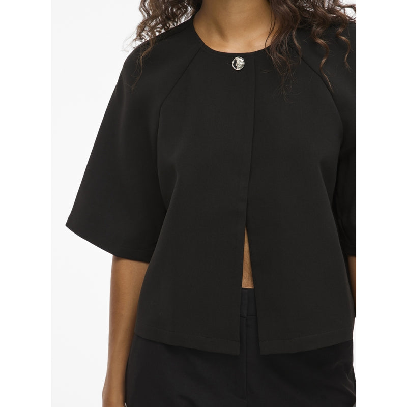 VILA Vila dame cardigan top VISABBY Top Black Beauty