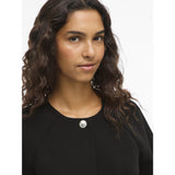 VILA Vila dame cardigan top VISABBY Top Black Beauty