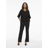 VILA Vila dame cardigan top VISABBY Top Black Beauty