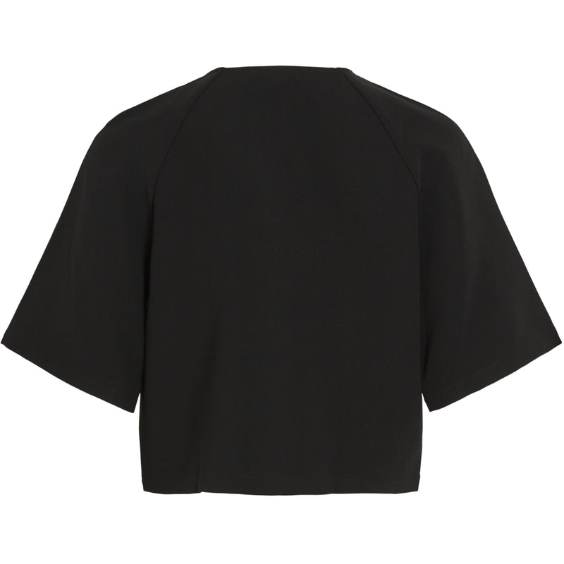 VILA Vila dame cardigan top VISABBY Top Black Beauty