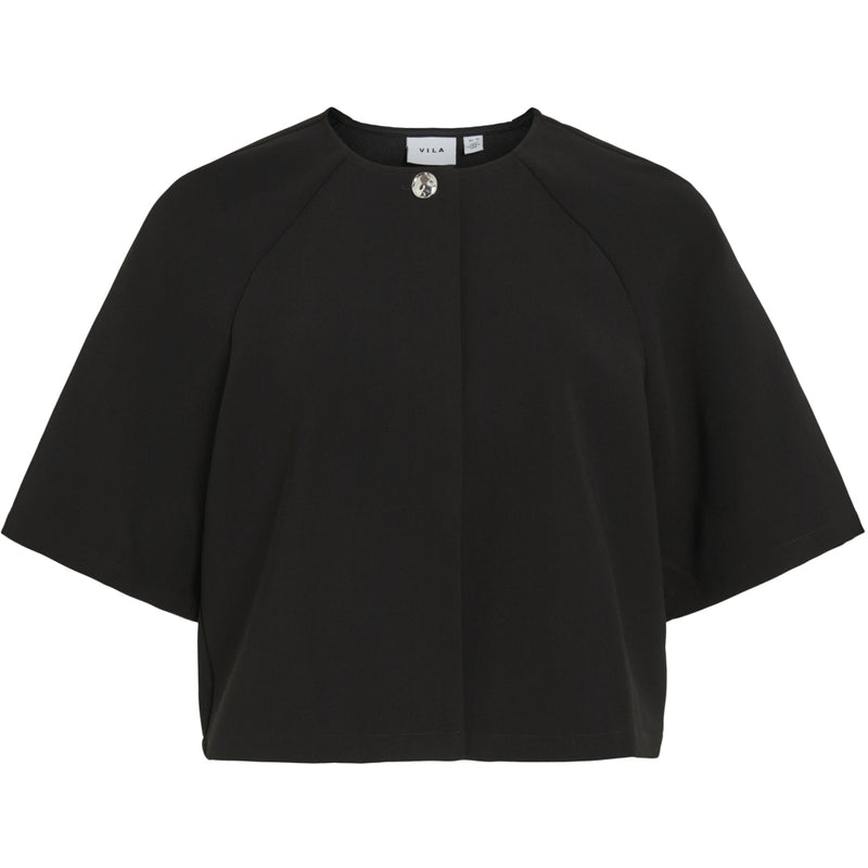 VILA Vila dame cardigan top VISABBY Top Black Beauty