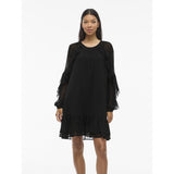VILA Vila dame kjole VIBINNA Restudsalg Black Beauty