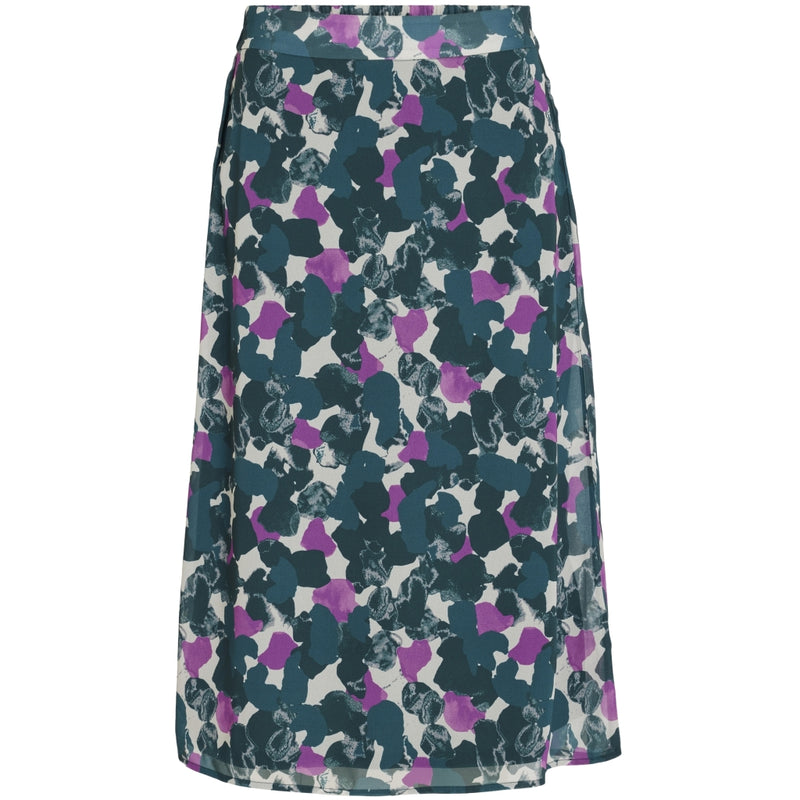 VILA Vila dame nederdel VIADELINE Skirt Ponderosa Pine