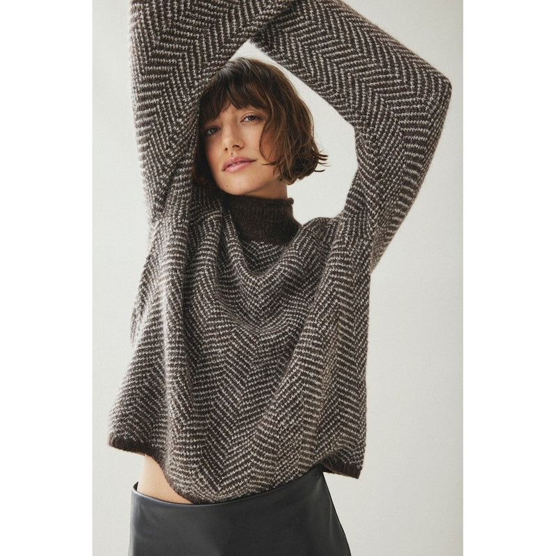 VILA Vila dame strik VILORY Knit Coffee Bean