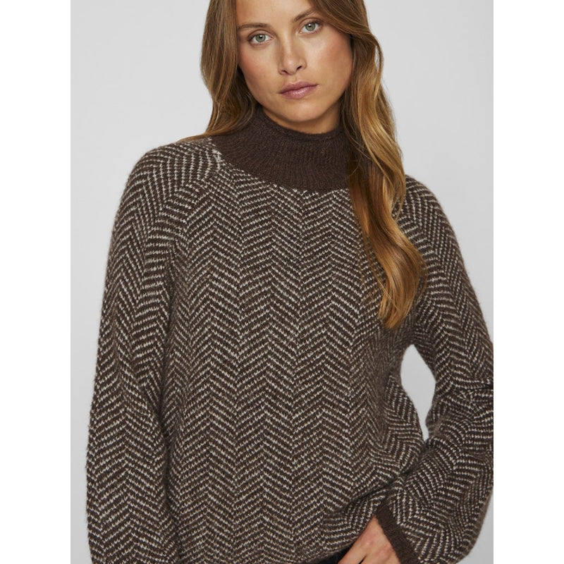 VILA Vila dame strik VILORY Knit Coffee Bean