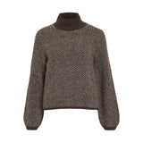VILA Vila dame strik VILORY Knit Coffee Bean