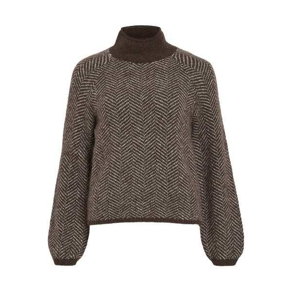 VILA Vila dame strik VILORY Knit Coffee Bean