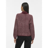 VILA Vila dame strik VILORY Knit Port Royale Pattern EGGNOG MELANGE