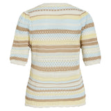 VILA Vila dame top VIMINA Top Pastel Yellow CLOUD NANTUCKET TRAVERTINE