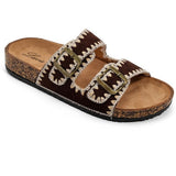 SHOES Zaira dame sandaler W2720 Shoes Marrone