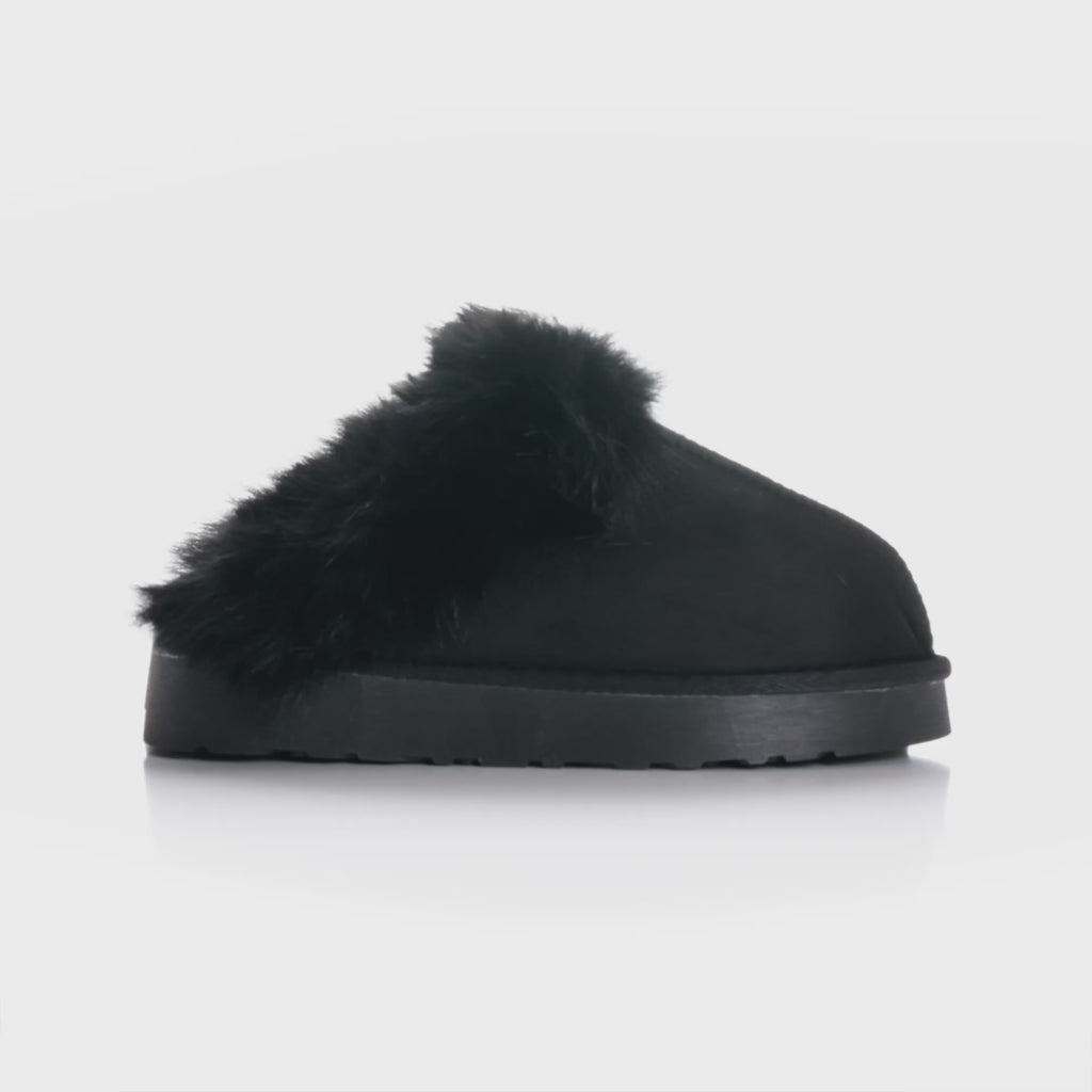SHOES Emilia dame hjemmesko YL-322 Restudsalg Black