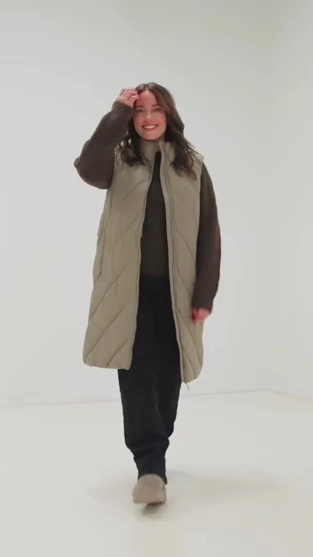 Vero Moda Vero Moda dame vest VMMILLAS Jacket Fossil