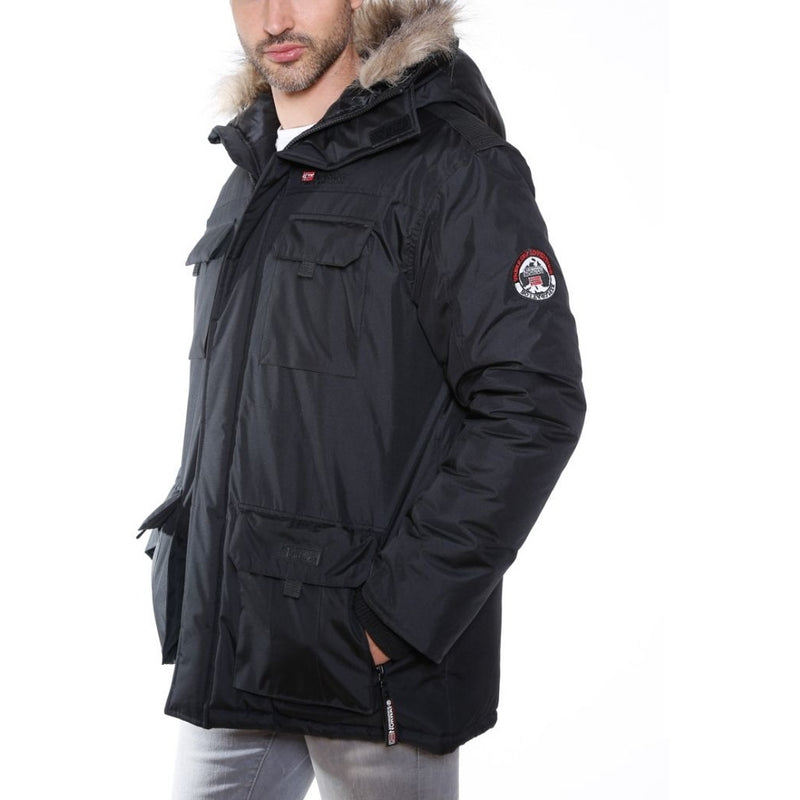 Geographical Norway Active men Winter jacket Black