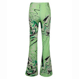 Rosemunde Barbara Kristoffersen bukser BK135 Pant green animal print