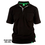 Duke Clothing DUKE D555 POLO Herre Grant Plus Polo Black