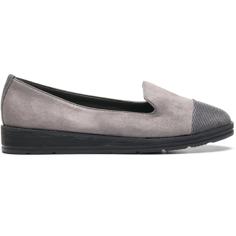 SHOES Dame Ballerina 888-11 Restudsalg Grey