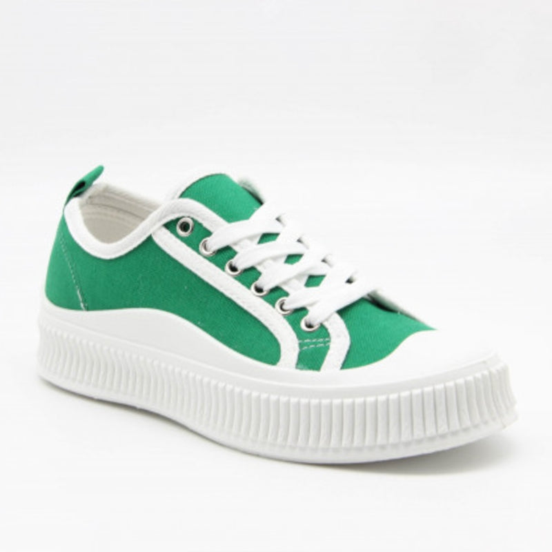 SHOES Dame Sneakers 2667 Restudsalg Green