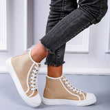 SHOES Dame Sneakers 2672 Restudsalg Kaki