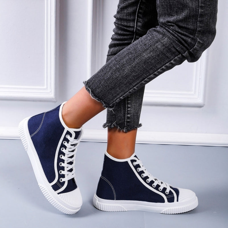 SHOES Dame Sneakers 2672 Shoes Navy