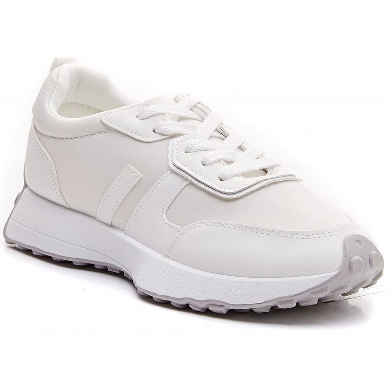 SHOES Dame Sneakers 6117 Restudsalg White