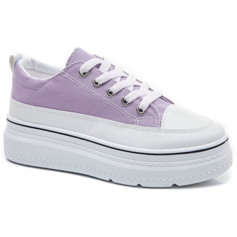 SHOES Dame Sneakers 6151 Restudsalg Purple