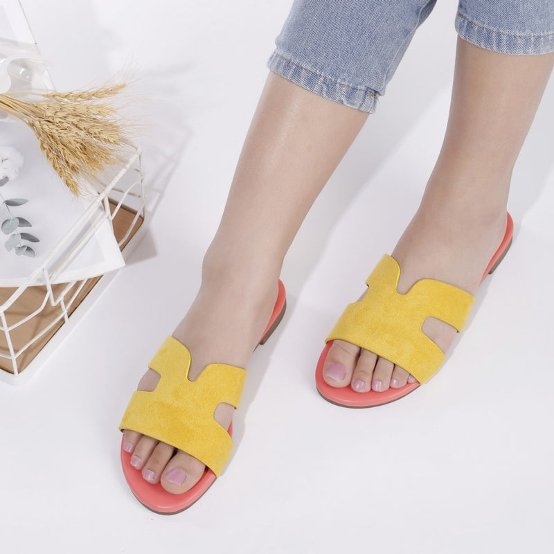 SHOES Dame sandal 5121 Restudsalg Yellow