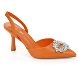 SHOES Emily dame stilet 77-401 Shoes Orange