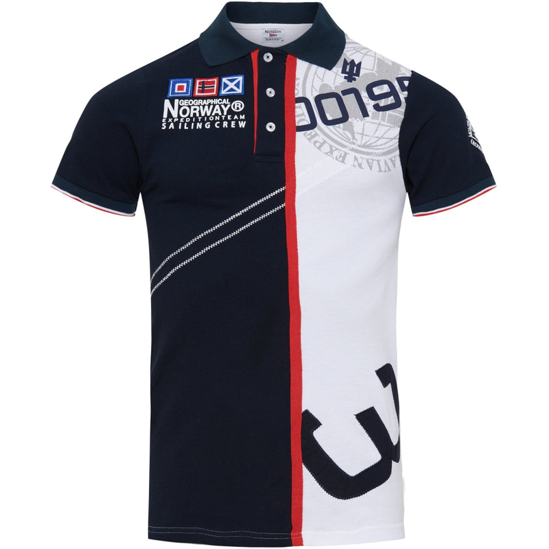 Geographical Norway GEOGRAPHICAL NORWAY POLO Herre KAPCODE Restudsalg navy/white