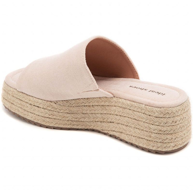 SHOES Hailey plateau sandaler 5937 Shoes Beige