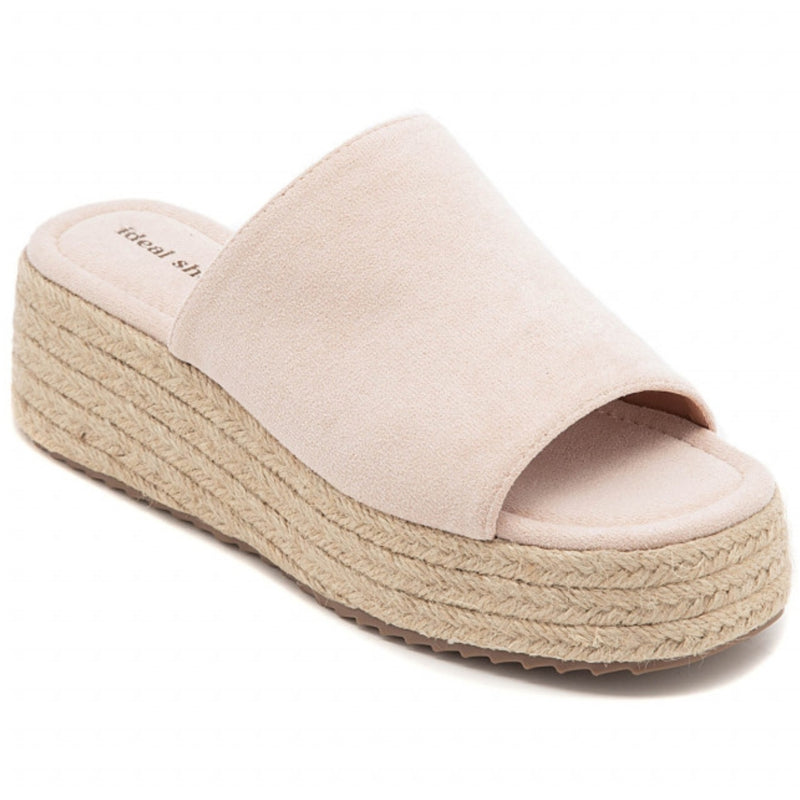 SHOES Hailey plateau sandaler 5937 Shoes Beige