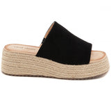 SHOES Hailey plateau sandaler 5937 Shoes Black