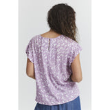 ICHI ICHI dame bluse IHMARRAKECH Blouse Lavender Mist