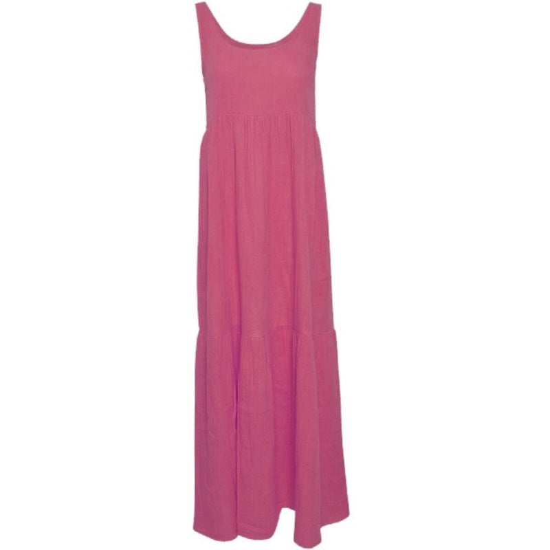 ICHI ICHI dame kjole IAFOXA Dress Shocking Pink