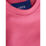 JJXX JJXX dame sweatshirt JXABBIE Sweatshirt Carmine Rose MAGENTA JJXX LOGO