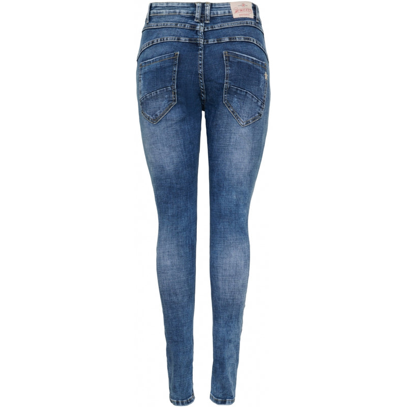 Jewelly Jewelly dame jeans JW1537 Jeans Denim Blue