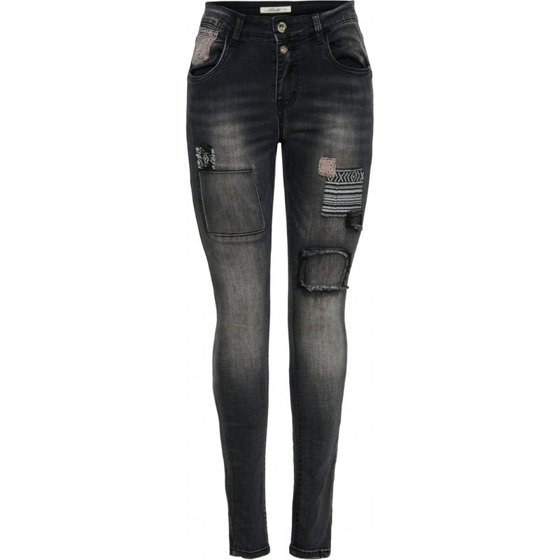 Jewelly Jewelly dame jeans JW7084 Jeans Black
