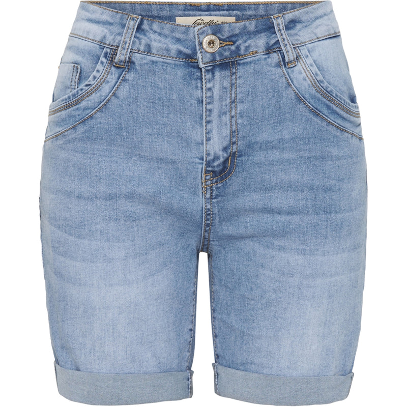 Jewelly Jewelly dame shorts S22189 Shorts Denim Blue