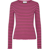 Liberté Liberte dame bluse NATALIA - 9914 Blouse Choco Pink Stripe