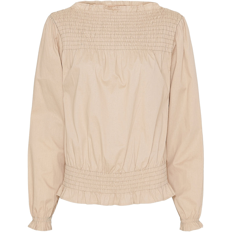 MARTA DU CHATEAU Marta Du Chateau dame bluse 5523 Shirt Beige