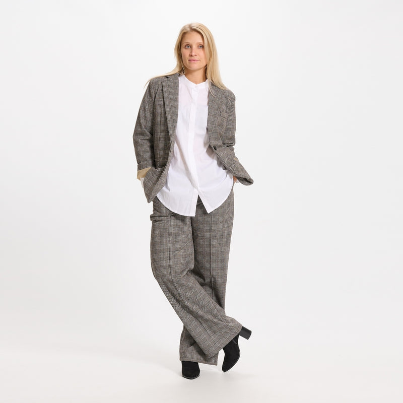 MARTA DU CHATEAU Marta Du Chateau dame bukser 99996 Restudsalg Grey Check
