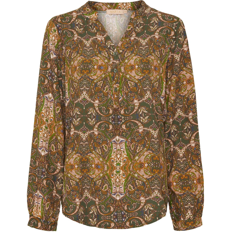 MARTA DU CHATEAU Marta Du Chateau dame skjorte - 8128 Shirt Greenv20