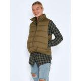 NOISY MAY Noisy May dame vest NMMARCUS Vest Burnt Olive