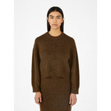 .Object Object dame strik OBJABBIE Restudsalg Dark Earth Melange