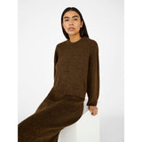 .Object Object dame strik OBJABBIE Restudsalg Dark Earth Melange