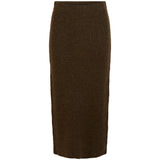 .Object Object dame strik nederdel OBJABBIE Restudsalg Dark Earth Melange