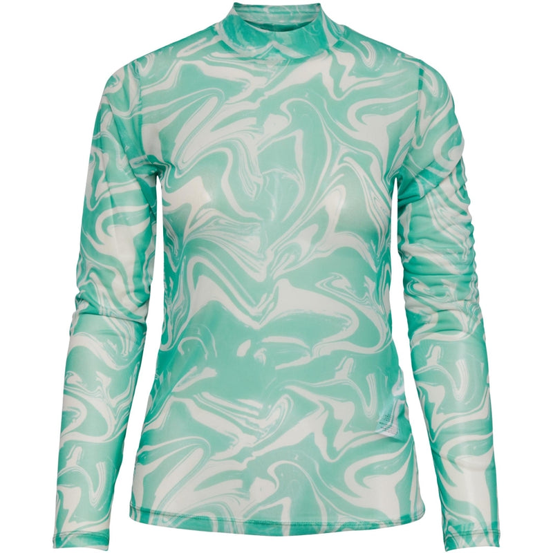 PIECES PIECES dame bluse PCSIMMO Blouse Simply Green