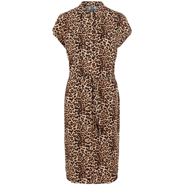 PIECES kjole PCNYA - Black Leopard